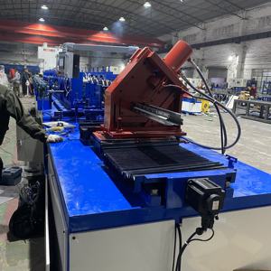 כבד ישרה טור גליל טור להרכיב מכונת מחסן מדף קו plc מנוע הילוך נושאת פלדה מסגרת purlin - Product Image 6