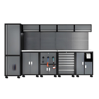 Système d'armoire à outils de garage modulaire à usage intensif personnalisé avec tiroirs et chariot pour la fabrication d'outils