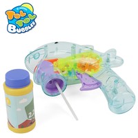 Pistolet à bulles LED, design gonflable amusant pour l'été en plein air, avec bulles lumineuses, jouet unisexe pour tous les âges, fourniture directe du fabricant