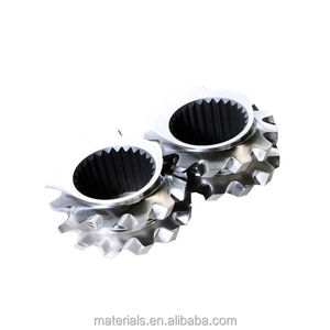 Nhà sản xuất chuyên nghiệp phụ tùng nhựa đùn Máy song song đôi lót vít phân đoạn Thùng - Product Image 5