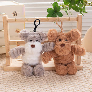 Original lindo <span class=keywords><strong>Golden</strong></span> <span class=keywords><strong>Retriever</strong></span> llavero colgante PP algodón relleno <span class=keywords><strong>de</strong></span> peluche accesorio <span class=keywords><strong>de</strong></span> teléfono móvil para bebés al por mayor - Product Image 4