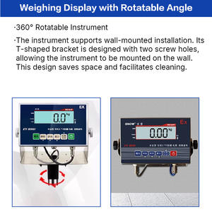 Explosionsgeschützte Plattformwaage 500kg Digitale Waage Elektronische Tischwaage mit Edelstahl 304 - Product Image 4