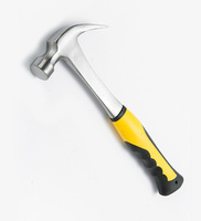 Marteau à griffes en acier au carbone de 0,25 kg, 0,5 kg, 0,75 kg, 1 kg avec manche composite pour le bricolage et la menuiserie