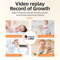 Moniteur Bébé en Bois Double Mode Graffiti avec Surveillance par APP, Détection de Mouvement, Écran Haute Définition 5 Pouces, Modèle de Soin 5U-BMD630 Shenzhen