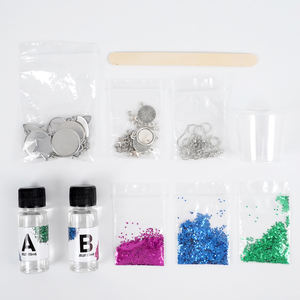 No tóxico ecológico niñas joyería <span class=keywords><strong>AB</strong></span> pegamento adultos niños DIY silicona epoxi resina arte Kit - Product Image 1