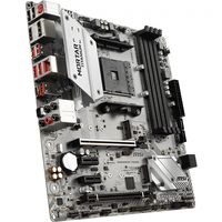 Carte mère de jeu MicroATX MSI B450M MORTAR TITANIUM d'occasion avec socket AM4 pour processeur AMD Ryzen