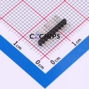 HX PZ1.27-1x10P ZZ Pin Header Through hole Component (THT),P=1.27mm Connector 1x10P 1.27mm Pin Header Through Hole - Product Image 2