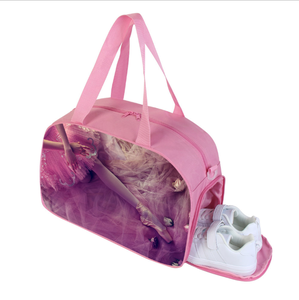 2025 DB00088 nouveau sport Gym Fitness sac d'entraînement fourre-tout avec poche à chaussures LOGO personnalisé <span class=keywords><strong>danse</strong></span> Ballet sac à bandoulière pour le stockage - Product Image 3