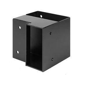 Supports d'angle à angle droit à 3 voies pour 4x4 et 2x4 Bois Matériau métallique pour <span class=keywords><strong>établi</strong></span>s Étagères de garage Projets de bricolage en bois - Product Image 1