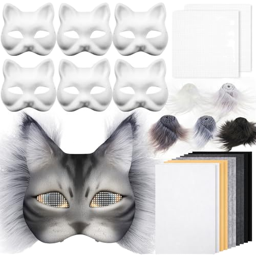 Máscara De Gato Para Disfraz Máscara De Gato Divertida Para Disfraces - Media Cara, Unisex, Ideal Para Halloween Y Cosplay (Material EVA Y Tela) Máscara Gato Halloween Máscara De Gato Para Disfraz Máscara De Gato Divertida Para Disfraces - Media Cara, Unisex, Ideal Para Halloween Y Cosplay (Material EVA Y Tela) Máscara Gato Halloween