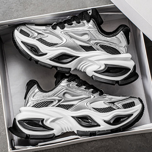 Baskets respirantes en maille, modèle de créateur luxe léger, été 2026, pour homme, style décontracté, étudiant, mode, effet vieilli, chaussures de travail. - Product Image 2