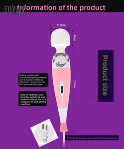 Массажер JoyPark с сильной вибрацией, 8 скоростей, водонепроницаемый IPX6, большой, для массажа всего тела, с питанием от сети 220В, для пар (муж/жена) - Product Image 5