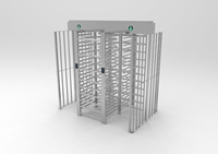 Torniquete Comercial de Altura Completa, Puerta de Control de Acceso, Escáner de Código QR RFID, Puerta de Seguridad Bidireccional para Exteriores, Acero Inoxidable