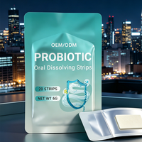 Approvisionnement exclusif OEM : Bandes de film orales probiotiques pour la santé digestive, bactéries bénéfiques, testées en laboratoire