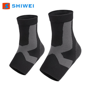Shiwei Knitted <b>Ankle</b> Brace High Elasticity <b>Support</b> For Basketball Running Unisex Adult Protection - Product Image 2