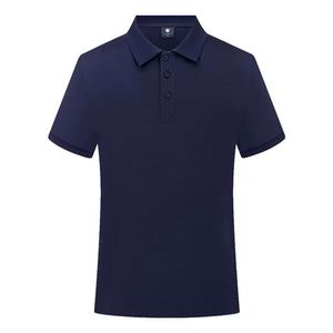 Camiseta de manga corta con solapa de algodón peinado, logotipo personalizado, ropa de trabajo corporativa, camiseta publicitaria de Cultura de actividad - Product Image 1