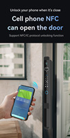 TTlock/TUYA Smart Deurslot Automatische vingerafdruk Gezichtsherkenning Camera Real-time spraakfunctie Cloud voor houten/metalen deuren