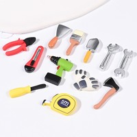 Mini maison de poupée Miniature Simulation scène réparation outil modèle boîte à outils résine accessoires Simulation pince petit couteau