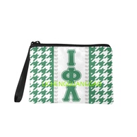 Porte-monnaie de la sororité Iota Phi Lambda, réutilisable, design personnalisé, vente en gros, sororité, haute qualité, pratique à transporter, sac à main