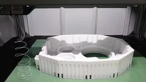 큰 교류 인쇄 머리를 가진 FFF 3D 인쇄 기계 및 대규모 모형과 Vaccum 침대를 위한 중대한 인쇄 속도