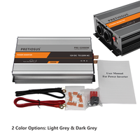 Pretiosus onduleur 2000watt 2000W onduleur à onde sinusoïdale pure DC12V24V ToAC110V220V transformateur de tension convertisseur de puissance onduleur de voiture