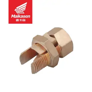 Brass Split Bolt Clamp Connector Line Tap Male Adapter Connect Power Hexagonal ISO9001 T/J-16