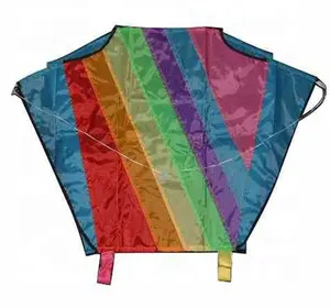 Promotional polyester kite foldable pocket Mini Kites for kids
