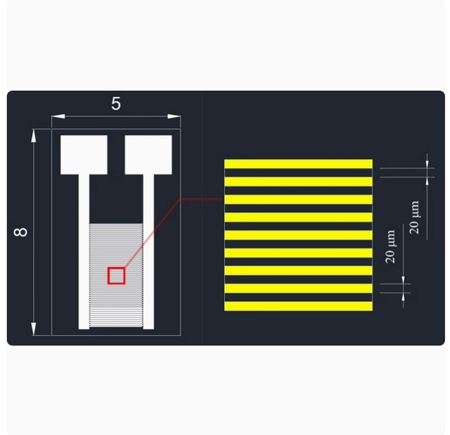 High-Performance 20 mm Transparent Quartz Glass MEMS Capacitor Array (5*8 Mm) for Gas Biosensing & Photoelectric Sensing