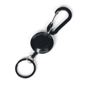 Porte-badge rétractable en métal facile à tirer avec mousqueton, boîtier en ABS robuste, logo personnalisé, portable et durable - Product Image 5