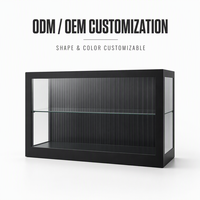 Petit présentoir portable personnalisé à une étagère, idéal pour figurines, bureau d'agent, support d'angle pour œuvres d'art et dossiers, convient aux espaces restreints
