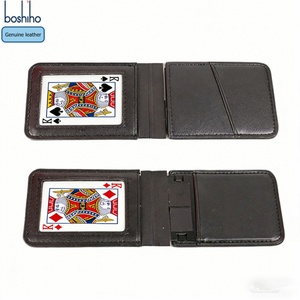 Portefeuille magique Boshiho Flick pour homme et femme, portefeuille minimaliste avec porte-cartes RFID, portefeuille fin en cuir - Product Image 5