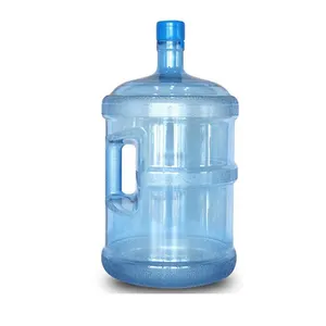 Baril de seau de 5 gallons, bouteilles d'eau potable en plastique de 20 litres