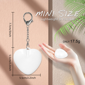 OEM tùy chỉnh USB C có thể sạc lại PURSE đèn hình trái tim cảm ứng chuyển đổi Keychain ánh sáng LED Túi xách ánh sáng - Product Image 2