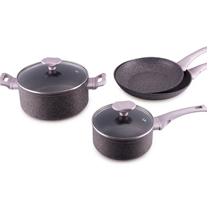 Idées 2020 — ensemble d'ustensiles de cuisine antiadhésifs en aluminium, casseroles et poê<span class=keywords><strong>les</strong></span> personnalisées, nouveau produit - Product Image 3