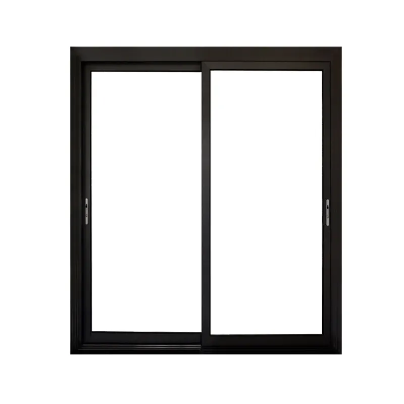 Soulever la porte patio coulissante à usage intensif à grande vision Porte coulissante triple en verre personnalisée à coupure thermique