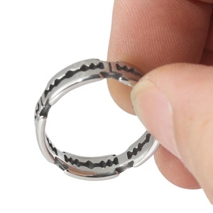 Anillo Unisex yunnique de Aleación de Zinc con Diseño Geométrico de Espiga, Joyería para Fiestas, Accesorio para el Dedo Índice - Product Image 3