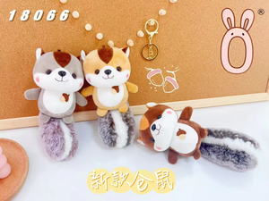 Creative Cartoon <b>Cute</b> Teddy <b>Bear</b> Keychain Accessory Adorable Stuffed Plush Toy Bag Charm - Product Image 6