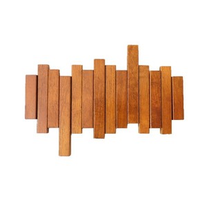 Piano Style <b>Wall</b> Mounted Coat Rack Solid Wood Multi <b>Hook</b> Entryway Storage Organizer Creative Clothing Holder - Product Image 5