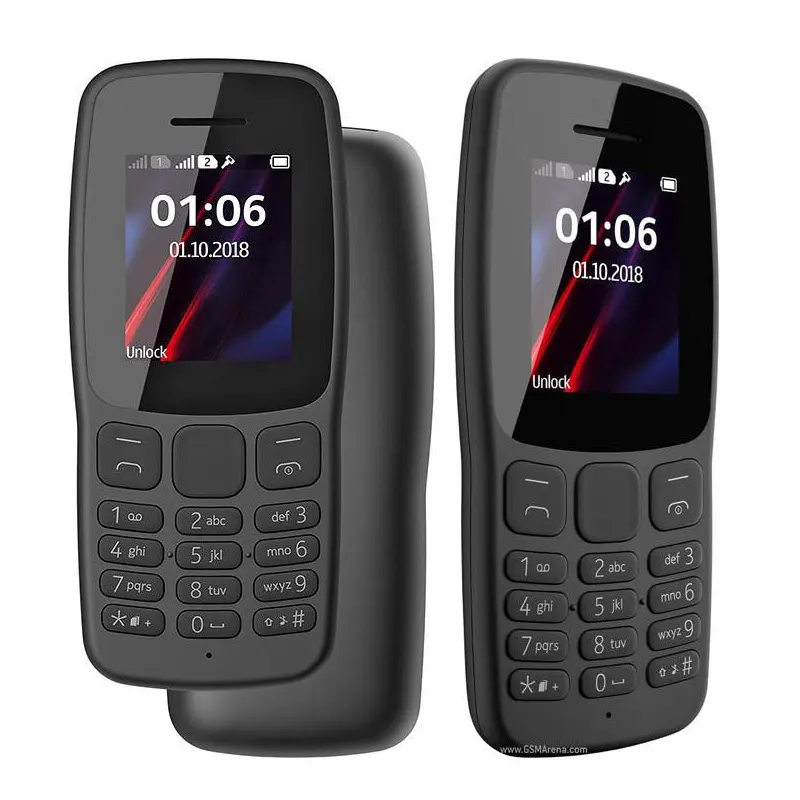 Nova marca GSM característica do telefone móvel para NOKIA 106 105 150 110 130 216 5310 3310 de segunda mão celular alta qualidade preço barato