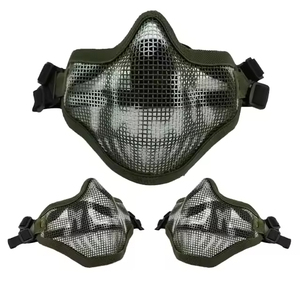 Wholesale Dual Frequency Metal Wire Mesh Half Face for Outdoor Cycling Teeth - Product Image 3