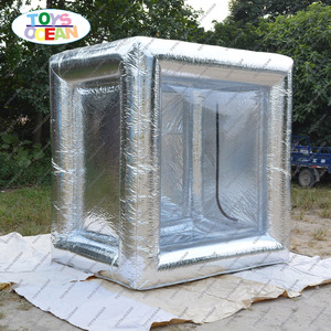 Personnalisable Publicité Extérieure Gonflable Argent ATM Cube Booth PVC Material Factory-Best Bouncy Machine House Cube Booth - Product Image 2