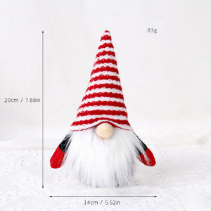 Decoraciones Navideñas, Muñeco de Oso Anciano sin Rostro, Fiesta Navideña, Enanos Escandinavos, Felpa Supersuave, Algodón PP, Alivio del Estrés - Product Image 6