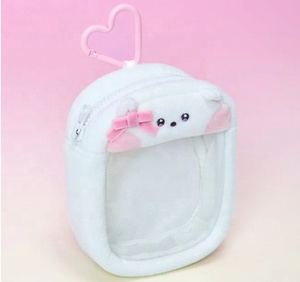 Nuovi Arrivi: Borsa Portaoggetti Trasparente con Cerniera a Forma di Personaggio dei Cartoni Animati, Piccola Bambola di Peluche Rotonda Kim <span class=keywords><strong>Taehyung</strong></span> JIMIN Min Yuqi per Ragazze - Product Image 6