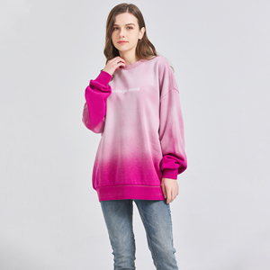 Sudadera de Mujer de Alta Calidad, Casual, con Estampado en Relieve, Manga Larga, Forro Polar, Transpirable, Ecológica, Estilo Oversize para Otoño e Invierno - Product Image 2