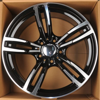 Jantes de voiture de tourisme Bozhe Black Machine pour 437M M2 M3 325 328 330 335 428i, fabrication par flow forming, 17 18 19 20 pouces, 5X112 5X120, décalées