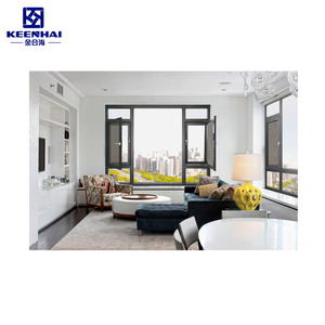 Khung Kính Thấp Thiết Kế Nhôm Cửa Sổ Miami Chống Bão Tác Động Cửa Sổ Thương Mại Khác - Product Image 4