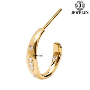 Premium Luxury Natural VVS Diamond <b>Stud</b> Earrings 925 Sterling <b>Silver</b> Stylish Bridal And Party Wear Jewelry From Indian Supplier - Product Image 5