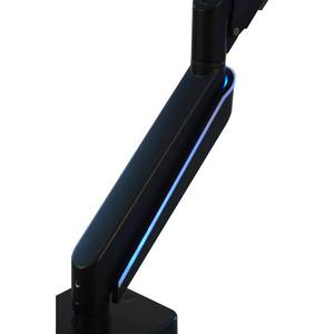 Văn phòng Bảng Máy tính bàn nghiêng xoay 32 inch màn hình màu đen đứng RGB ánh sáng USB cổng phí Màn hình duy nhất cánh tay giữ lên đến 20lbs - Product Image 2