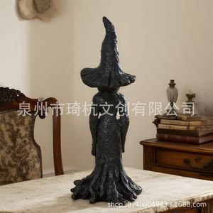 Figura de Bruja de Resina, Decoración de Halloween, Decoración Duradera para el Hogar, Regalo para Adultos QH-250744 - Product Image 3