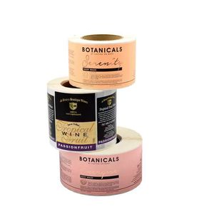 Manufacturer Wholesale Packaging Vinyl Sticker Label Custom Color <b>Adhesive</b> Label - Product Image 2